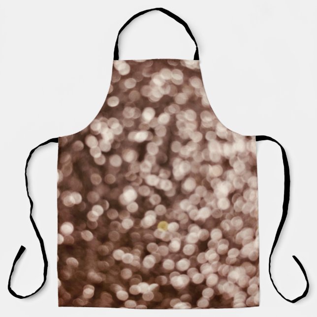 Delantal fondo de textura purpurina dorado. Enfoque selecti (Anverso)