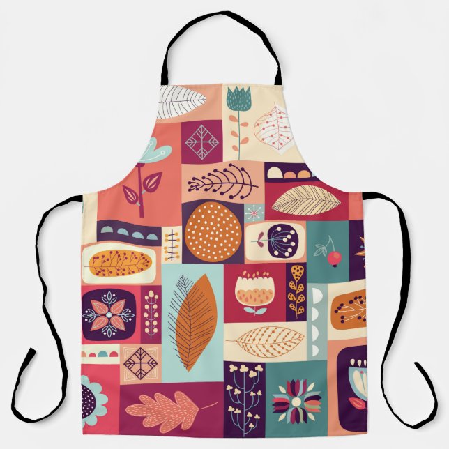 Delantal Fondo decorativo otoñal (Anverso)