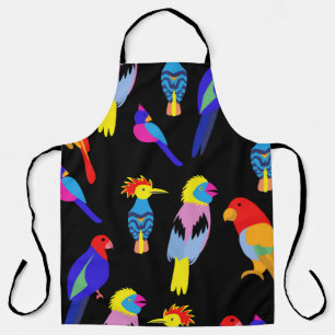 Delantal fondo ininterrumpido vintage con b tropical exótic