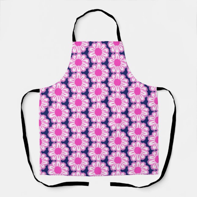 Delantal Fondo lindo con patrón floral (Anverso)