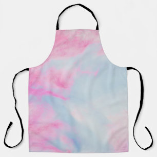 DELANTAL FONDO MARCADO ROSA Y AZUL
