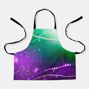 Delantal Fondo morado festivo Mardi Gras