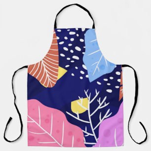 Delantal Fondo tropical con plantas de selva. Licencia de p