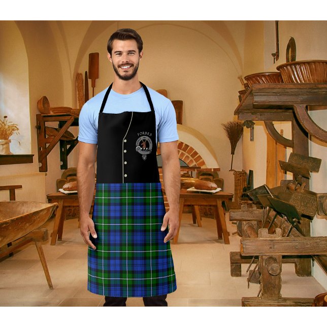 Delantal Forbes Clan Badge & Tartan Kilt (Subido por el creador)