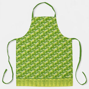Delantal Formas en verde en un abril