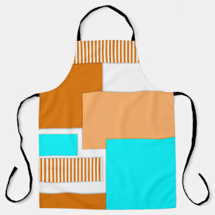 Delantal Formas geométricas cortadas de papel