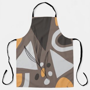 Delantal Formas sencillas y modernas, diseño de patrones si
