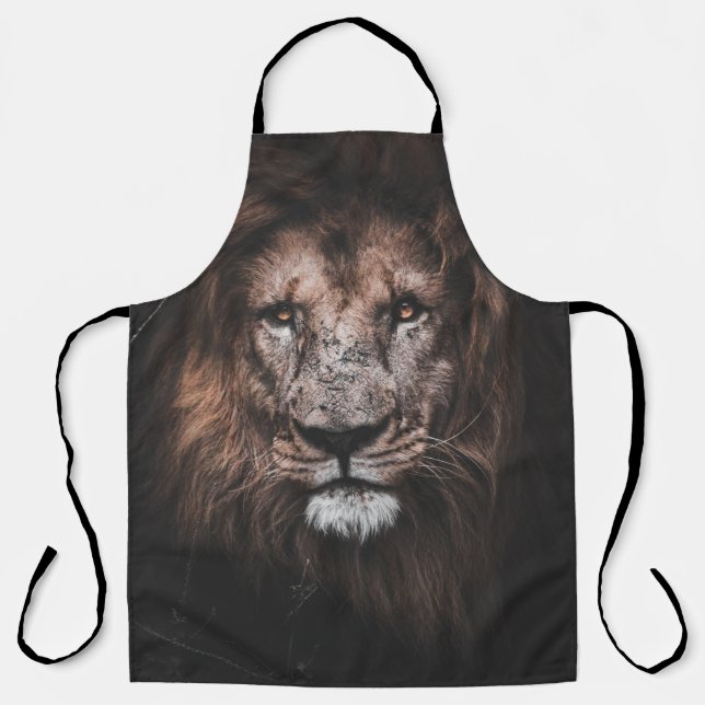 DELANTAL FOTO DE BROWN LION (Anverso)