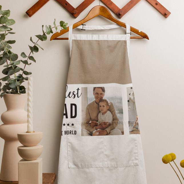Delantal Foto de colección moderna Regalo del Día de los Pa (Subido por el creador)