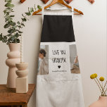 Delantal Foto de colección moderna Te ama el mejor regalo d<br><div class="desc">Foto de colección moderna Te ama el mejor regalo del abuelo</div>