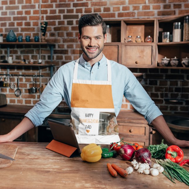Delantal Foto de colección moderna y papá feliz de Acción d (Subido por el creador)