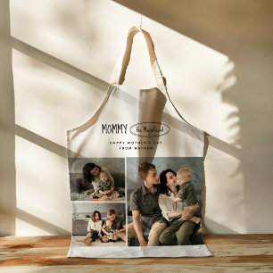 Delantal Foto de familia de Días de la Madre personalizados