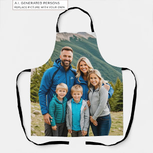 Delantal Foto de familia personalizada 1 