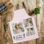 Delantal Foto de grupo y cocina de madre siempre abierta<br><div class="desc">Eleva tu estilo de cocina con este delantal personalizado de "Collage Photo & Mother Kitchen Is Always Open". Perfecto para el chef de casa, esta plataforma presenta un collage de fotos de personalizable y el mensaje reconfortante "La cocina de la madre siempre está abierta". Ideal para cocinar, cocinar y asar,...</div>
