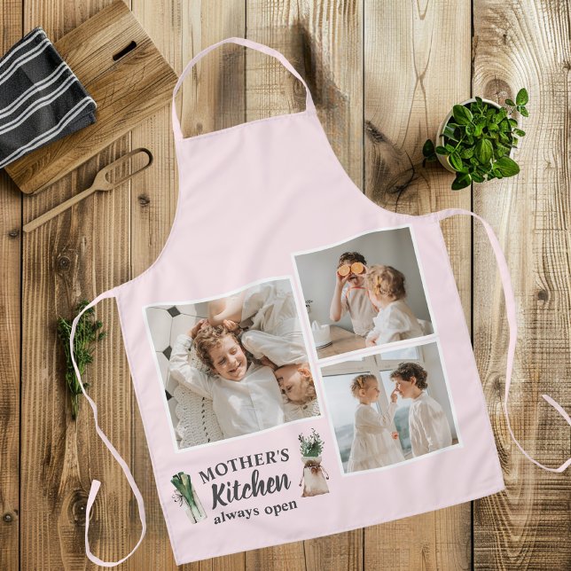 Delantal Foto de grupo y cocina de madre siempre abierta (Subido por el creador)