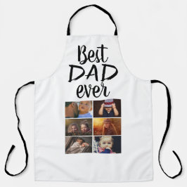 Delantal Foto de la familia de Collages de fotos Best Dad 6