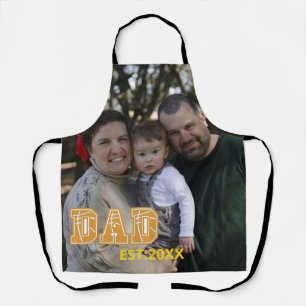 Delantal Foto de personalizado Padre Deporte Día Papá Balon