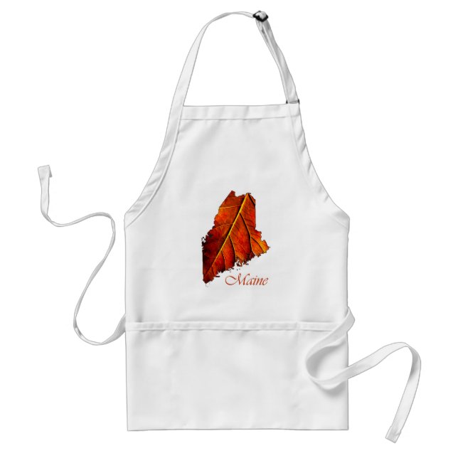 Delantal Foto de regalo de Maine Fall Foliage de Apron en o (Frente)