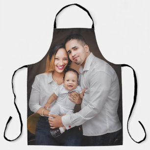 Delantal Foto personalizada de la familia