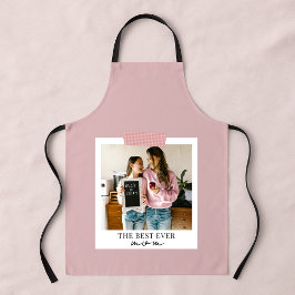 Delantal Foto personalizada de la mejor mamá de todos los t