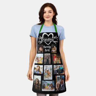 Delantal Foto personalizado Apron - Cocina familiar persona