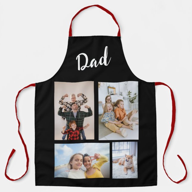 Delantal Foto personalizado De Apron Para El Regalo De Mamá (Anverso)