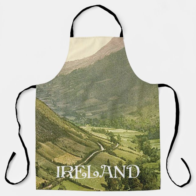 Delantal Foto vintage irlandesa de Antrim (Anverso)