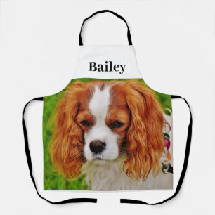 Delantal Foto y nombre del Mascota de perro Personalizado p