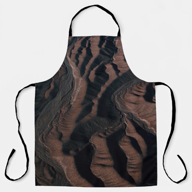 Delantal Fotografía aérea de montaña (Anverso)