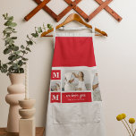 Delantal Fotografía de Collage moderna de la mejor mamá de<br><div class="desc">Este regalo es perfecto para cualquier ocasión, incluyendo el Día de la Madre, los cumpleaños, o simplemente para mostrar su aprecio por el trabajo duro y la dedicación de tu madre. Las fotos usadas en el collage se pueden seleccionar en función de los intereses y preferencias de tu madre, haciendo...</div>