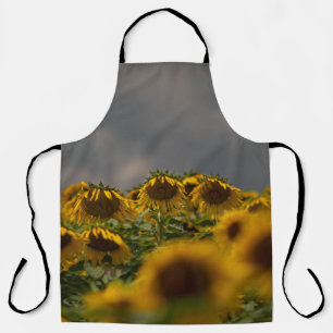 DELANTAL FOTOGRAFÍA DE ENFOQUE SELECTIVA DE LAS FLORES AMAR