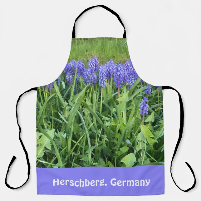 Delantal Fotografía de Violet Bluebells - Herschberg, Alema (Anverso)