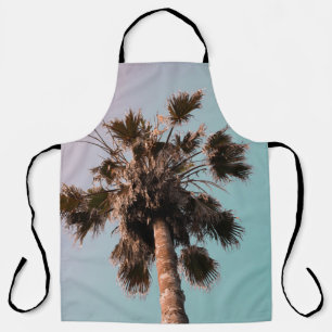 Delantal Fotografía en ángulo bajo de la planta de palma