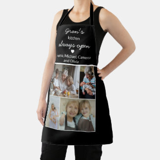 Delantal Fotos en blanco y negro de la cocina de la abuela