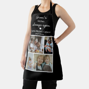 Delantal Fotos en blanco y negro de la cocina de la abuela