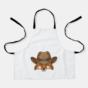Delantal Fox como Cowboy con Gorra