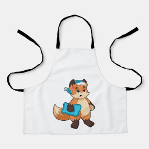Delantal Fox con gorra de noche