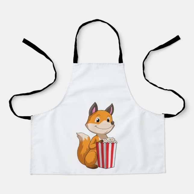 Delantal Fox con Popcorn (Anverso)