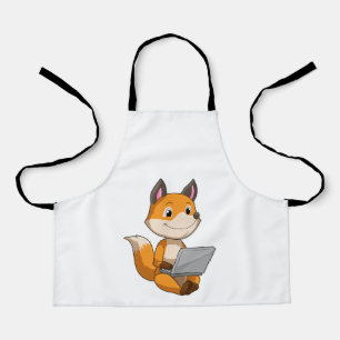 Delantal Fox con portátil