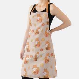 Delantal Fox de Bebé y Foliage de Otoño