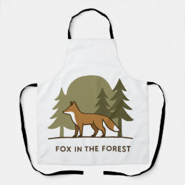 Delantal Fox en el bosque