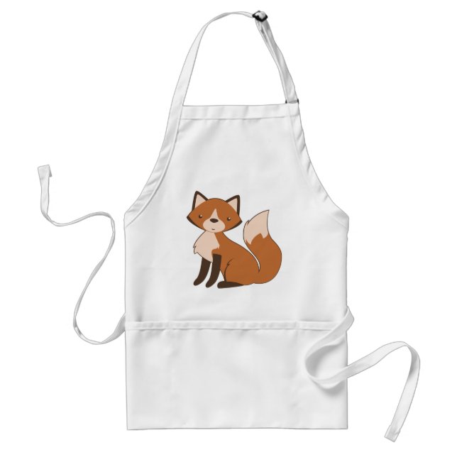 Delantal Fox que se sienta lindo (Frente)