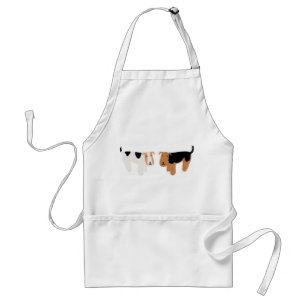 Delantal Fox terrier del alambre y Terrier galés
