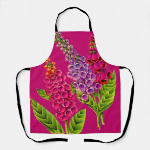 Delantal foxgantes flor de foxglove