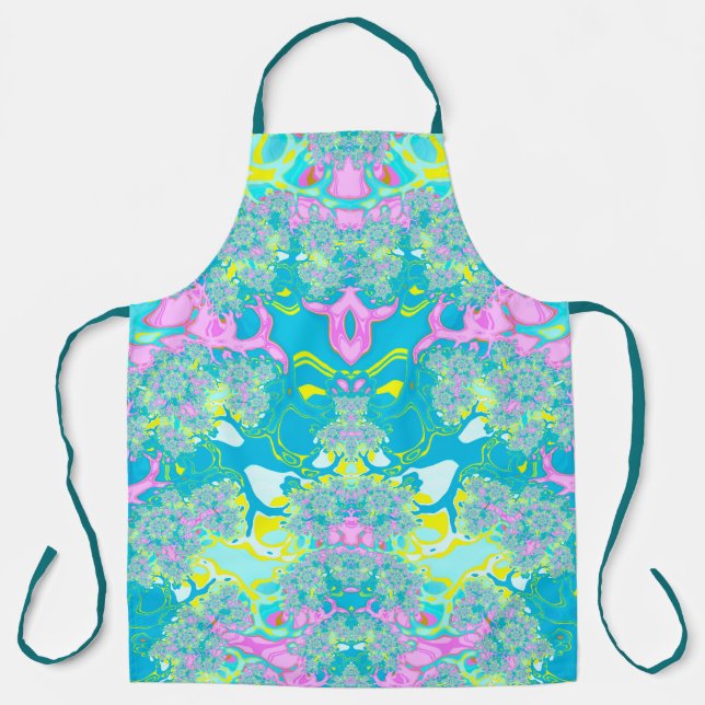 Delantal FRACTAL ABSTRACTO Multicolor ~ (Anverso)