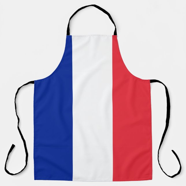 Delantal France flag All-Over Print Apron (Anverso)