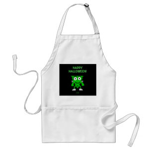 Delantal Franken-Cheese Halloween saludo Apron