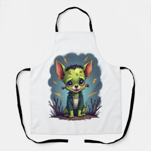 Delantal Frankenstein Chihuahua Shock