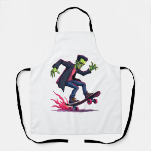 Delantal Frankenstein Skater - Guay Halloween Streetwear Sh