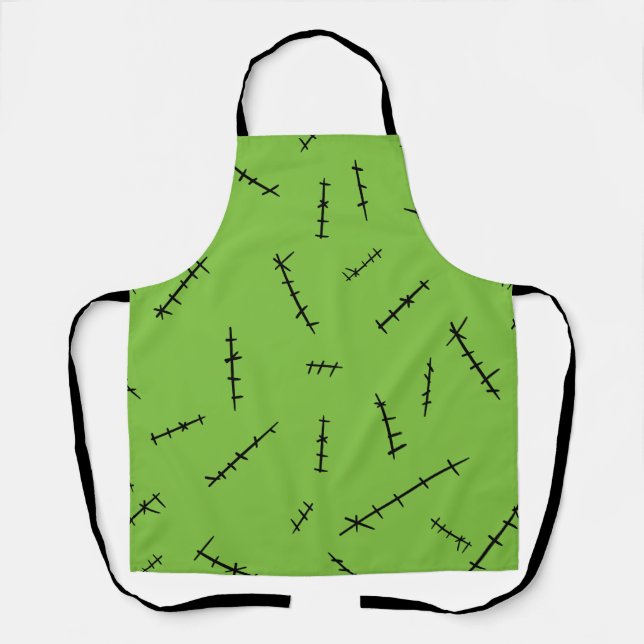 Delantal Frankenstein Stitches (Anverso)